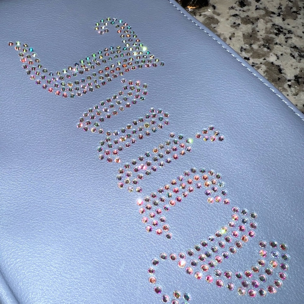 NWT Juicy Couture Be Classic Shoulder Bag Handbag Purse Bling Bedazzled Logo - Picture 8 of 8